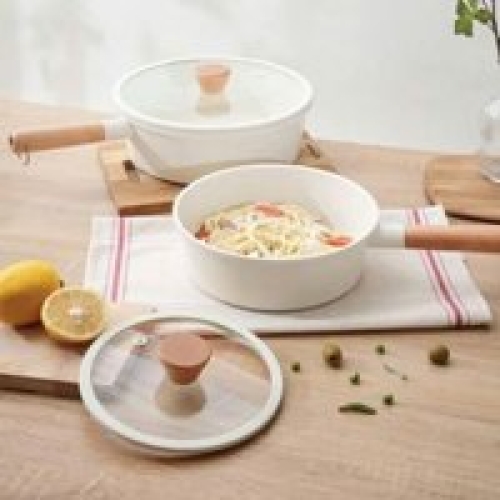 Chảo nhôm đúc nguyên khối thành cao Elegant Kaiyo 18cm KAC-2201