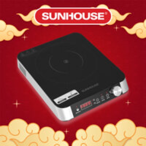 Bếp hồng ngoại Sunhouse SHD6024 – Hai vòng nhiệt, mạnh mẽ, tiện lợi